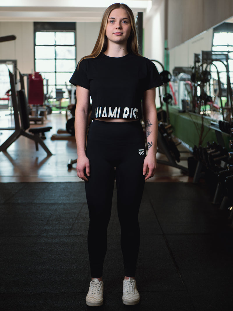 Leggings No. 1 "FIT GIRL" - schwarz