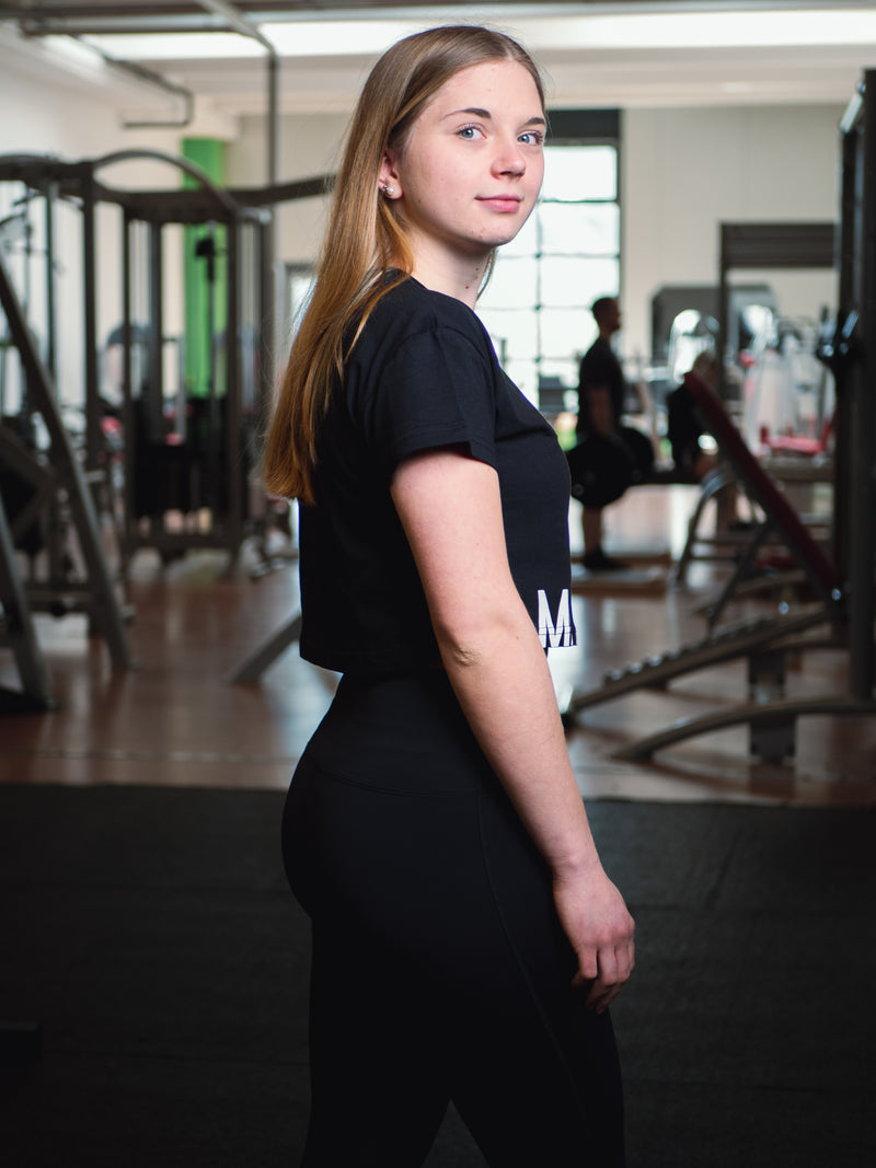 Leggings No. 1 "FIT GIRL" - schwarz